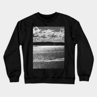 jet ski on lake Crewneck Sweatshirt